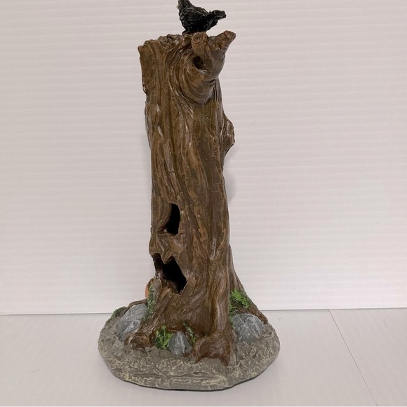 Mickey DISNEY Light Up Haunted House Lighted Tree Stump Halloween Village - Picture 10 of 13